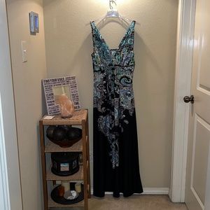 Metaphor' MultiColored MultiPrint Maxi Dress XL. Condition is good.